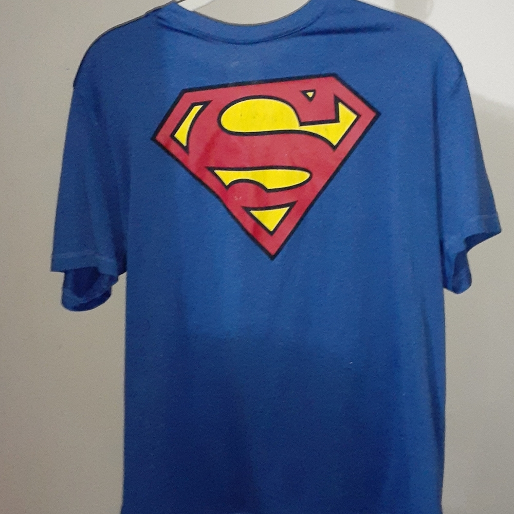 Blue superman t-shirt